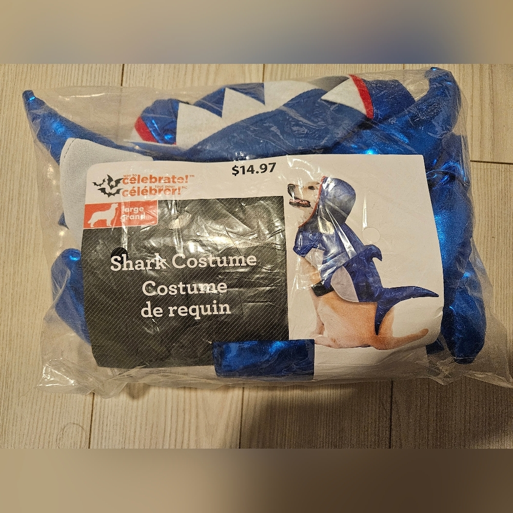 Shark Dog Pet Costume Halloween Large Dogs